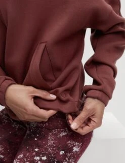 Funnel Neck Relaxed Zip Up Bomber Jacket -Marksandspencer Sale Store funnel neck zip up bomber jacket 3