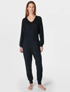 Sweaty Betty Gaia Long Sleeve Yoga Jumpsuit -Marksandspencer Sale Store gaia long sleeve yoga jumpsuit 11