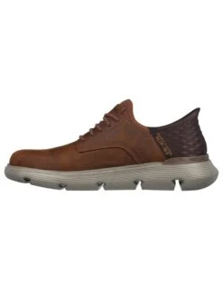 Skechers Garza Gervin Leather Slip-ins Trainers -Marksandspencer Sale Store garza gervin leather slip on trainers 2