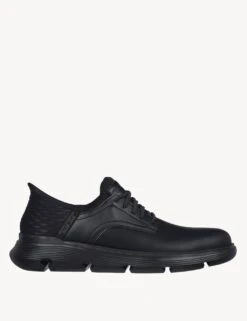 Skechers Garza Gervin Leather Slip-ins Trainers -Marksandspencer Sale Store garza gervin leather slip on trainers 5