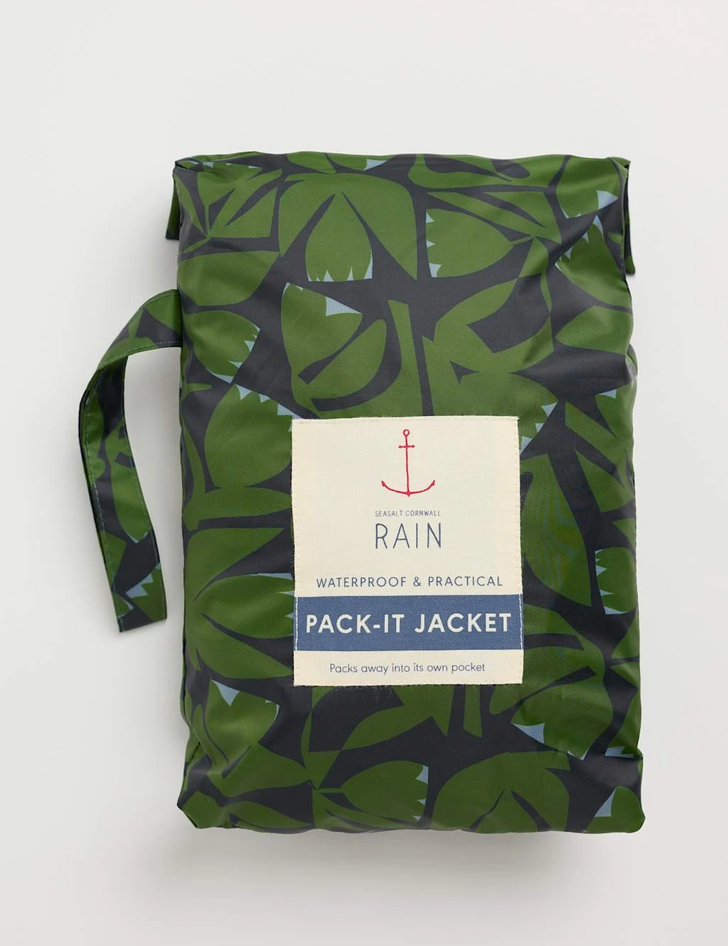 Geometric Hooded Packaway Rain Jacket 13 Geometric Hooded Packaway Rain Jacket - Image 13