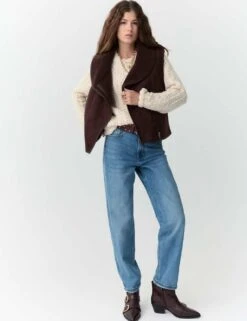 Girlfriend Mid Rise Turn Up Jeans With Lyocell -Marksandspencer Sale Store girlfriend mid rise turn up jeans with lyocell 13