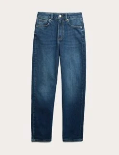 Girlfriend Mid Rise Turn Up Jeans With Lyocell -Marksandspencer Sale Store girlfriend mid rise turn up jeans with lyocell 6