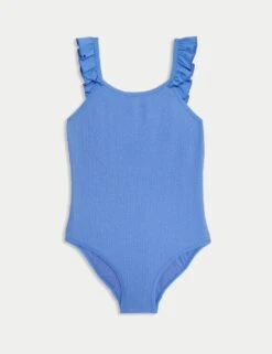 Glitter Textured Swimsuit (6-16 Yrs) -Marksandspencer Sale Store glitter textured swimsuit 6 16 yrs 1 5