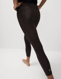 Go Balance Printed Wrap Waist 7/8 Yoga Leggings -Marksandspencer Sale Store go balance high waisted 7 8 yoga leggings 5