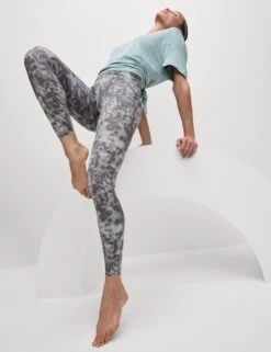 Go Balance Printed Wrap Waist Yoga Leggings -Marksandspencer Sale Store go balance high waisted yoga leggings 10