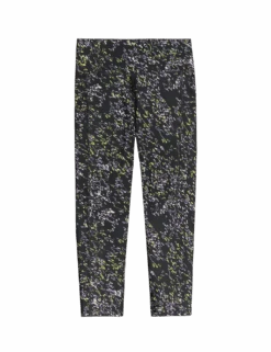 Go Move Printed Cropped Gym Leggings -Marksandspencer Sale Store go move printed cropped gym leggings