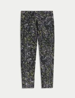 Go Move Printed Cropped Gym Leggings -Marksandspencer Sale Store go move printed cropped gym leggings 8