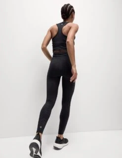 Go Move Embossed High Waisted Gym Leggings -Marksandspencer Sale Store go move printed high waisted gym leggings 11