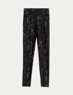 Go Move Printed High Waisted Gym Leggings -Marksandspencer Sale Store go move printed high waisted gym leggings 21