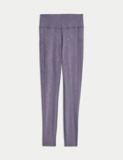 Go Move Embossed High Waisted Gym Leggings -Marksandspencer Sale Store go move printed high waisted gym leggings