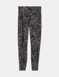 Go Move Printed High Waisted Gym Leggings -Marksandspencer Sale Store go move printed high waisted gym leggings 29