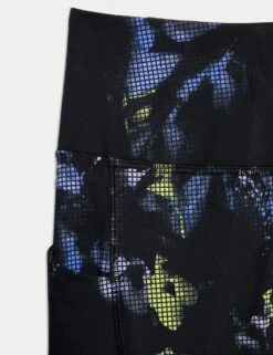 Go Train Printed High Waisted Gym Leggings -Marksandspencer Sale Store go train printed high waisted gym leggings 8