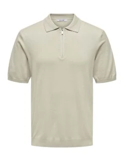 Only & Sons Half Zip Polo Shirt -Marksandspencer Sale Store half zip polo shirt 11