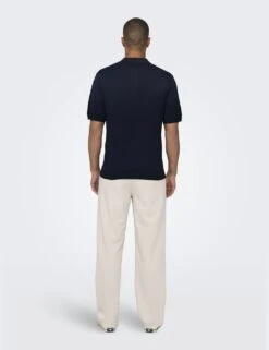 Only & Sons Half Zip Polo Shirt -Marksandspencer Sale Store half zip polo shirt 14