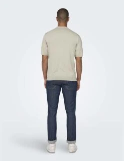 Only & Sons Half Zip Polo Shirt -Marksandspencer Sale Store half zip polo shirt 8