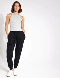 Harmony Cotton Rich Rib Crop Vest Top -Marksandspencer Sale Store harmony cotton rich rib crop vest top 11