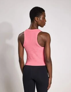 Harmony Cotton Rich Rib Crop Vest Top -Marksandspencer Sale Store harmony cotton rich rib crop vest top 5