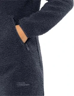 Jack Wolfskin High Curl High Neck Longline Fleece Jacket -Marksandspencer Sale Store high curl high neck longline fleece jacket 14