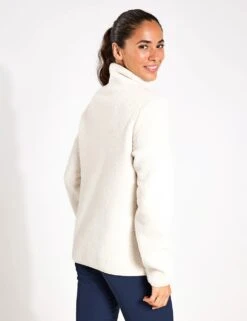 Jack Wolfskin High Curl High Neck Longline Fleece Jacket -Marksandspencer Sale Store high curl high neck longline fleece jacket 8