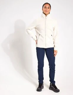 Jack Wolfskin High Curl High Neck Longline Fleece Jacket -Marksandspencer Sale Store high curl high neck longline fleece jacket 9