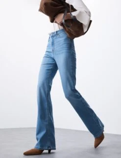 High Waisted Flared Jeans -Marksandspencer Sale Store high waisted flared jeans 8