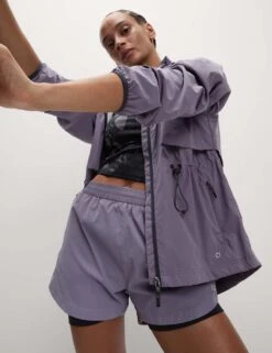 360° Reflective Layered Running Shorts -Marksandspencer Sale Store high waisted running shorts 1