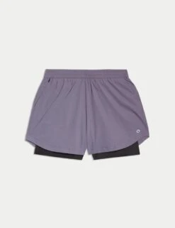 360° Reflective Layered Running Shorts -Marksandspencer Sale Store high waisted running shorts