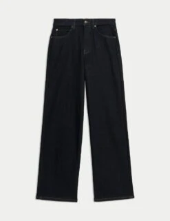 High Waisted Wide Leg Jeans -Marksandspencer Sale Store high waisted wide leg jeans 18