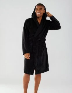 Cosy Hooded Dressing Gown -Marksandspencer Sale Store hooded dressing gown 3