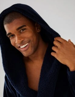 Cosy Hooded Dressing Gown -Marksandspencer Sale Store hooded dressing gown 5