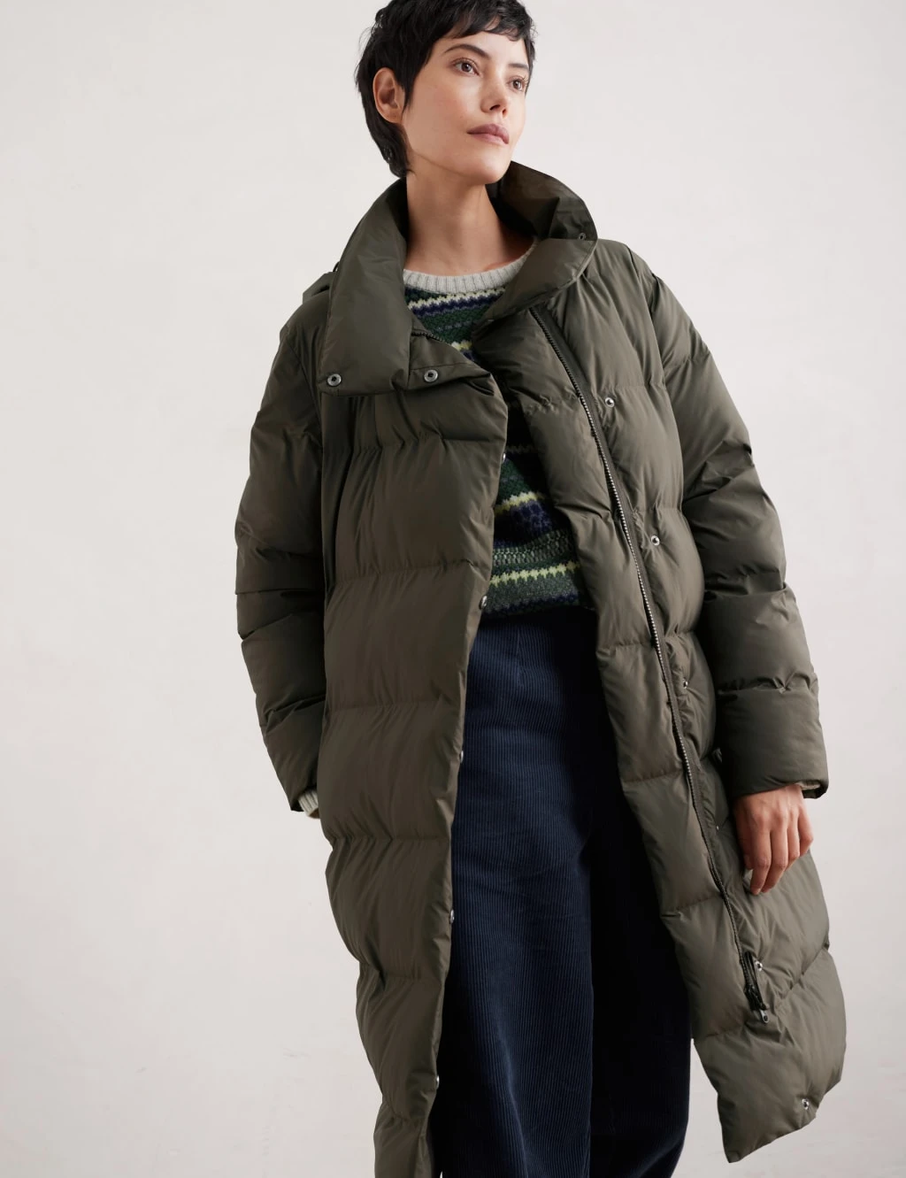 Hooded Longline Puffer Coat 7 Hooded Longline Puffer Coat - Image 7