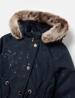 Joules Hooded Printed Parka Coat (3-12 Yrs) -Marksandspencer Sale Store hooded printed parka coat 3 12 yrs 1 8