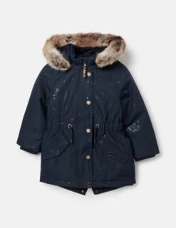 Joules Hooded Printed Parka Coat (3-12 Yrs) -Marksandspencer Sale Store hooded printed parka coat 3 12 yrs 1 9
