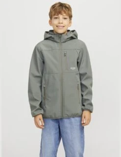 Jack & Jones Junior Hooded Raincoat (8-16 Yrs) -Marksandspencer Sale Store hooded raincoat 8 16 yrs 1 8