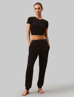 Calvin Klein Icon Cotton Terry Cotton Rich Lounge Joggers -Marksandspencer Sale Store icon cotton terry cotton rich lounge joggers 13