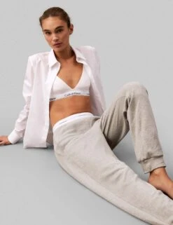 Calvin Klein Icon Cotton Terry Cotton Rich Lounge Joggers -Marksandspencer Sale Store icon cotton terry cotton rich lounge joggers 14