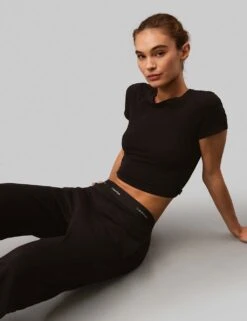 Calvin Klein Icon Cotton Terry Cotton Rich Lounge Joggers -Marksandspencer Sale Store icon cotton terry cotton rich lounge joggers 7