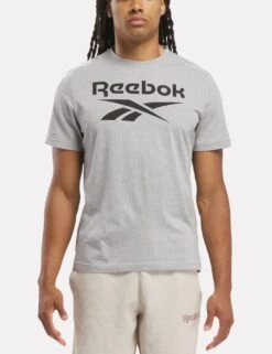 Reebok Identity Big Logo Pure Cotton T-Shirt -Marksandspencer Sale Store identity big logo pure cotton t shirt 7