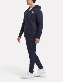 Reebok Identity Small Logo Fleece Zip Up Hoodie -Marksandspencer Sale Store identity small logo fleece zip up hoodie 6