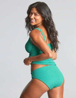 Panache Iris Gingham Wired Balcony Tankini Top D-K -Marksandspencer Sale Store iris gingham wired full cup tankini top d k 4