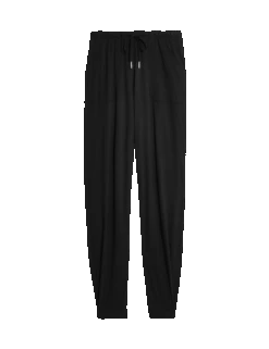 Jersey Drawstring Pintuck Tapered Trousers 28 Jersey Drawstring Pintuck Tapered Trousers -Marksandspencer Sale Store jersey drawstring pintuck tapered trousers 1