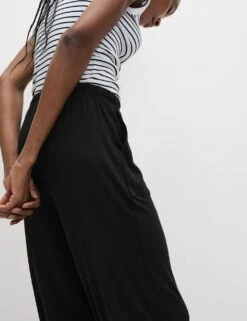 Jersey Drawstring Pintuck Tapered Trousers 31 Jersey Drawstring Pintuck Tapered Trousers -Marksandspencer Sale Store jersey drawstring pintuck tapered trousers 12