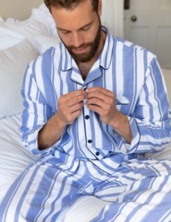 Cyberjammies Jersey Striped Pyjama Bottoms -Marksandspencer Sale Store jersey striped pyjama bottoms 6