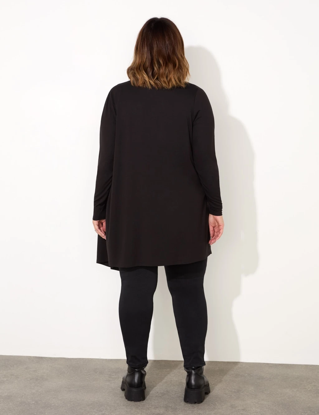 Jersey Waterfall Longline Cardigan 7 Jersey Waterfall Longline Cardigan - Image 7