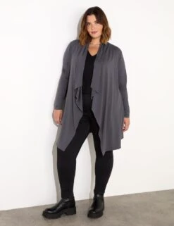 Jersey Waterfall Longline Cardigan 20 Jersey Waterfall Longline Cardigan -Marksandspencer Sale Store jersey waterfall longline cardigan 8