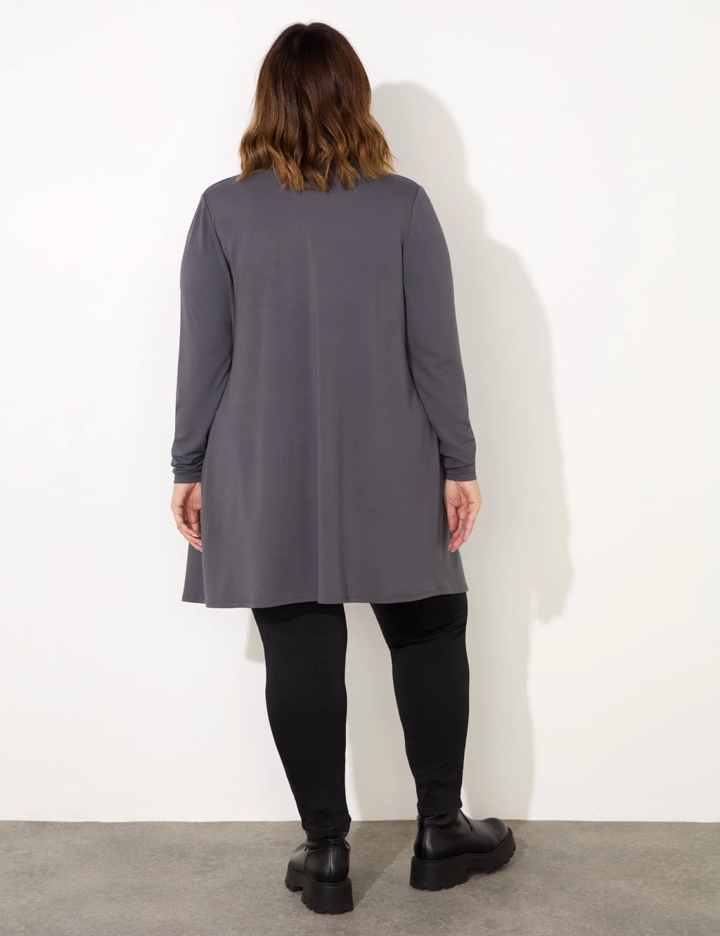 Jersey Waterfall Longline Cardigan 10 Jersey Waterfall Longline Cardigan - Image 10