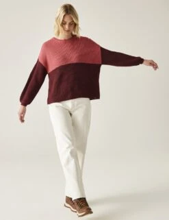Regatta Kamaria Colour Block Relaxed Jumper -Marksandspencer Sale Store kamaria colour block relaxed jumper 14