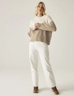 Regatta Kamaria Colour Block Relaxed Jumper -Marksandspencer Sale Store kamaria colour block relaxed jumper 6