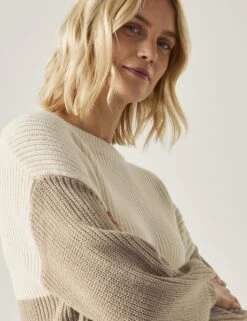 Regatta Kamaria Colour Block Relaxed Jumper -Marksandspencer Sale Store kamaria colour block relaxed jumper 9
